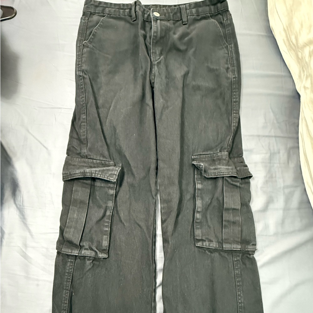 SHEIN Charcoal Cargo Pants
